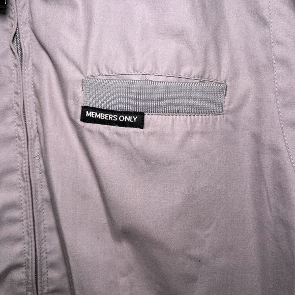 Members Only Grey Jacket Men’s Size M - Picture 3 of 5
